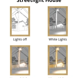 Streetlight House - LED Picture Frame